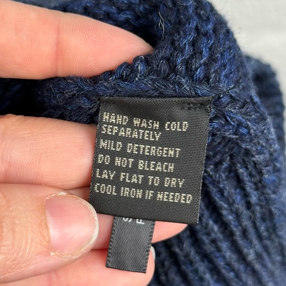 Ralph Lauren Double RL Wool and Cotton Sweater Size L - Picture 7 of 11